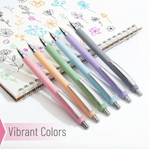 Miniatura 4 de Mr. Pen - Bolígrafos retráctiles para diario bíblico, paquete de 6, tinta de color, bolígrafo de escritura suave, sin manchas, agarre cómodo, ideal
