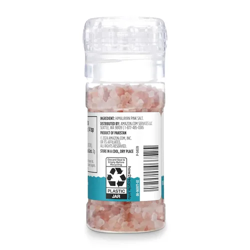 Miniatura 5 de Amazon Grocery, Molinillo ajustable de sal rosa del Himalaya, 4.77 onzas (anteriormente Amazon Fresh, el embalaje puede variar)