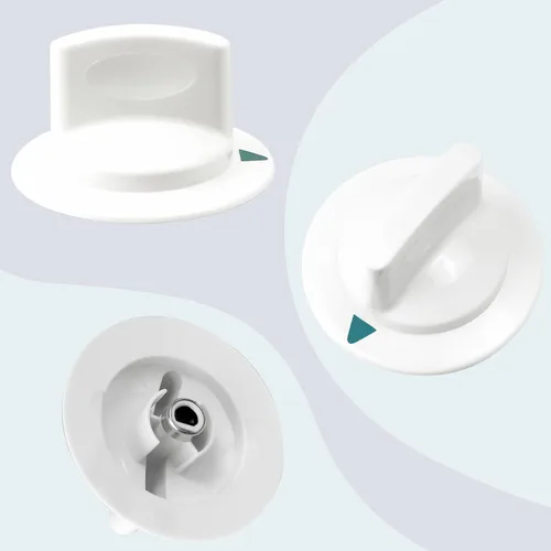 Miniatura 4 de Pomo temporizador irrompible para secadora WE1M652 con protección de funda de metal reforzada por Sikawai Fit para secadora G-E Hot-point