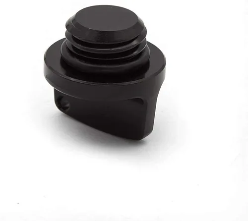 Miniatura 2 de Tapón de llenado de aceite de aluminio CNC M20x2.5mm HYEPIVOT para NINJA 250 400R 600R 650 ER-4n ER-6F ER-6N Z1000 Z800 Z900 KLX250 D-TRACKER Negro
