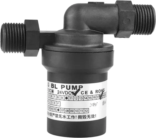Miniatura 4 de Bomba sumergible sin escobillas sin escobillas solar de alta temperatura de 24V DC Fuga de bombeo de circulación 1/2 pulgada para calentador de agua