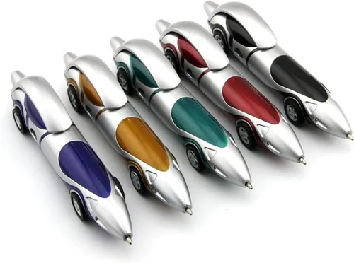 TAODAN 5 bolígrafos para automóvil, dibujos animados bonitos, novedosos, tamaño 4.7 x 0.9 in, bolígrafo de regalo, multicolor, color tinta azul