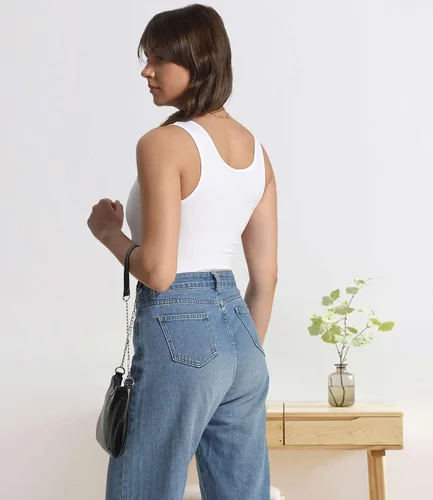 Miniatura 2 de wirarpa Camisetas sin mangas de algodón para mujer, cómodas, capa base, paquete de 2
