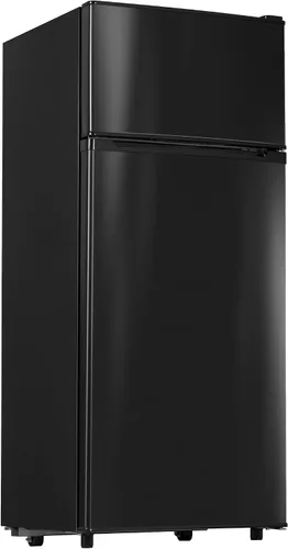 Manastin - Mini refrigerador de 4.5 pies cúbicos con congelador, refrigerador pequeño con 2 puertas para cocina, dormitorio, oficina y habitación,