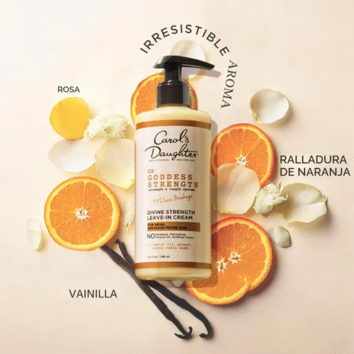 Miniatura 7 de Carol's Daughter Goddess Strength - Crema acondicionador sin enjuague, 10 onzas líquidas, fortalecedora e hidratante para cabello ondulado y rizado
