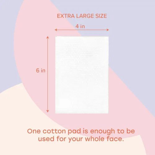 Miniatura 6 de White Rabbit Naked Cotton Classic - Almohadillas de algodón 100% premium para uso de tóner, removedor de maquillaje y máscaras Sin blanquear, sin