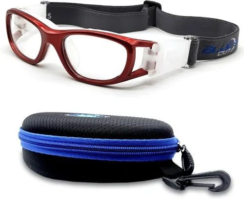 Miniatura 9 de BLUE CUT Gafas de baloncesto de seguridad para niños para deportes al aire libre, fútbol, fútbol, antiniebla, reemplazables a lentes recetadas