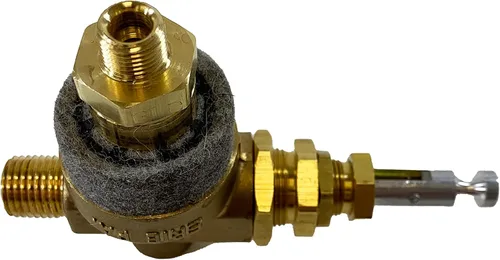 Miniatura 4 de Conrader - Válvula de descarga pilotada para compresores de gas con descargador manual manual (95-115 PSI)