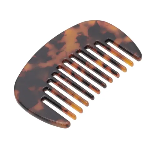Miniatura 26 de VOCOSTE Mini peine para el cabello de dientes anchos, peine antiestático de tamaño de bolsillo para cabello grueso y rizado, cuidado del cabello