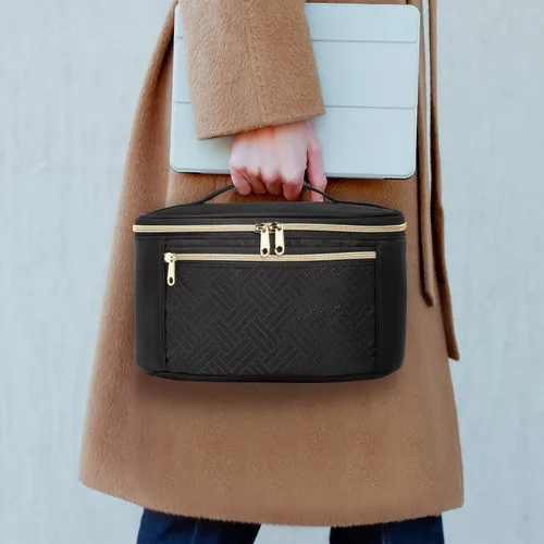Miniatura 5 de Fasrom Bolsa de extracción de leche portátil compatible con bombas manos libres Momcozy Medela y Elvie, funda de transporte portátil con alfombrilla