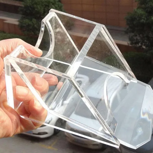 Miniatura 5 de Almencla Zapato de distribuidor de tarjetas, 1 cubierta, cuña pesada, acrílico transparente, fácil de tratar, accesorio manual de construcción