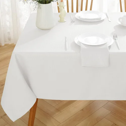 Miniatura 2 de SASTYBALE Juego de 4 servilletas de lino sintético, sin arrugas, lavables, de tela suave, texturizada, para comedor, cena, fiesta, boda, vacaciones