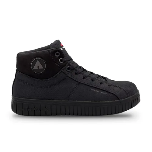 Airwalk Deuce Mid Top Composite Toe - Zapatos de trabajo industriales para hombre, negronegro, talla 10, anchos, cómodos y ligeros para hombre,