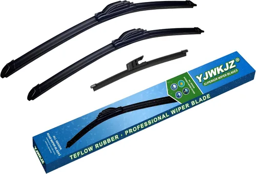Miniatura 16 de Escobillas de limpiaparabrisas de 18"+18" pulgadas de repuesto para Chevrolet HHR 2006-2011, Jeep Commander 2006-2009, Cherokee 1997-2001 y Ford