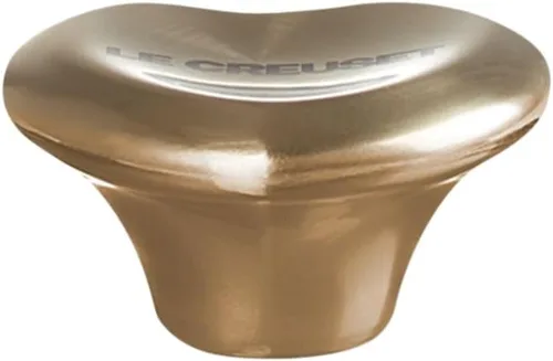 Miniatura 2 de Le Creuset Pomo de corazón figural, grande, 1.772 in, oro claro