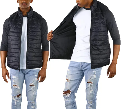Miniatura 6 de ToBeInStyle Chaleco ligero con cremallera aislante para hombre