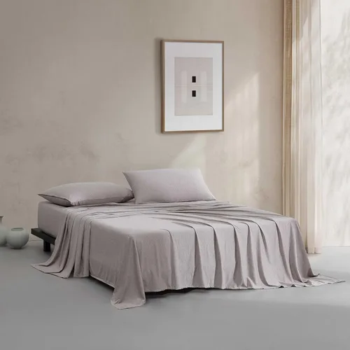 Miniatura 13 de Calvin Klein - Juego de sábanas de tamaño individual, ropa de cama de mezcla de algodón naturalmente suave - Sábanas con funda de almohada a juego