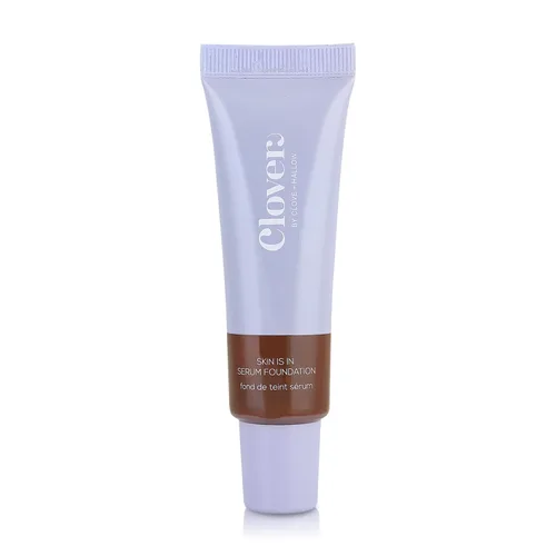Miniatura 16 de Clover Skin Is In Serum Foundation Suero facial hidratante, base ligera, libre de crueldad animal y vegano, con escualano y cera de semillas de 10