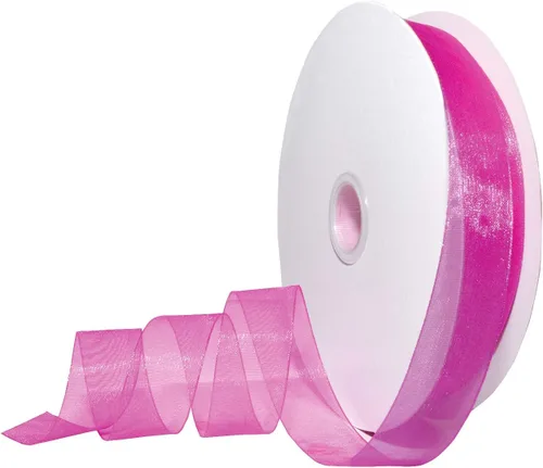 Miniatura 54 de Morex Ribbon 91803/100-609 Cinta de nailon Organdy, 5/8 pulgadas por 100 yardas, color rojo