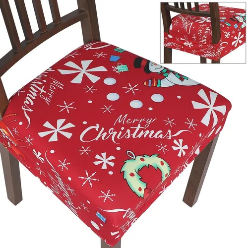 Miniatura 68 de SearchI Juego de 6 Fundas de Asiento para Sillas de Comedor Elásticas, Fundas de Asiento Suave Extraíbles y Lavables para Sillas de Comedor, Flor