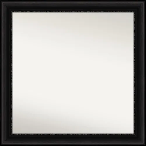 Miniatura 288 de Amanti Art Espejo personalizado, espejo de baño negro puente, espejo de pared o espejo de tocador de baño sobre el fregadero (26 x 26 pulgadas)