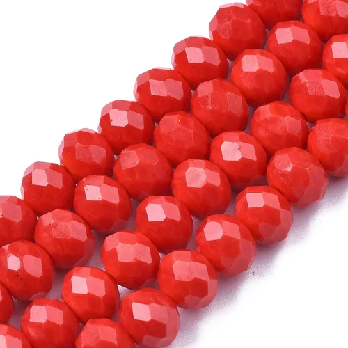 Miniatura 16 de Elecrelive 660 piezas Cuentas de Cristal Briolette de 4mm Cuentas de Vidrio Rondelle Color AB Cuentas de Vidrio Facetadas Sueltas para Bisutería