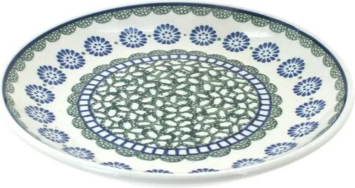 Miniatura 22 de Blue Rose - Plato de postre Blue Alyce - 7.75 pulgadas de diámetro - Hermoso plato para pasteles, aperitivos o aperitivos