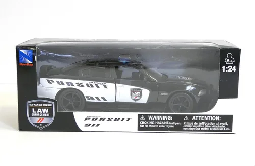 Miniatura 2 de Nuevo Ray Dodge Charger Pursuit Carro de policía fundido a troquel escala 1/24