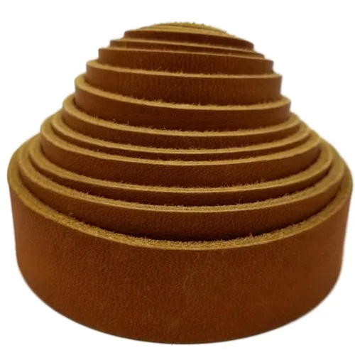 Miniatura 9 de TOFL Correa de cuero genuino, 72 pulgadas de largo x 1/2 pulgadas de ancho x 1/8 pulgadas de grosor (7-8 onzas), tiras de cuero para manualidades