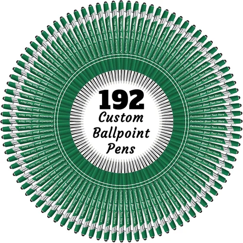 Miniatura 36 de 12 bolígrafos personalizados a granel, bolígrafos personalizados con grabado personalizado con nombre o texto, regalo ideal de aniversario