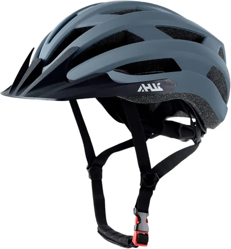 Casco de bicicleta de carretera para adultos jóvenes, casco de bicicleta de montaña ajustable para hombres y mujeres con visera desmontable, 2 Azul