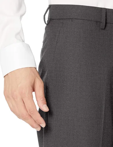 Miniatura 2 de Tienda Essentials Pantalón de vestir elástico para hombre con corte clásico, sin arrugas
