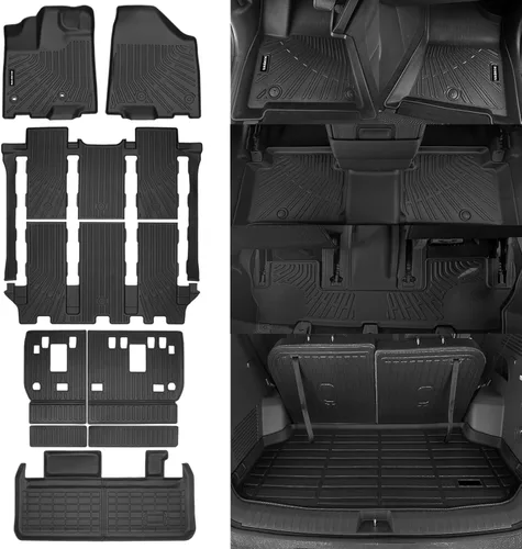 Miniatura 52 de Alfombrillas de piso Naibeve para Ford Edge 2015 2016 2017 2018 2019 2020 2021 2022 2023 2024 2025 - Ajuste personalizado para todo clima