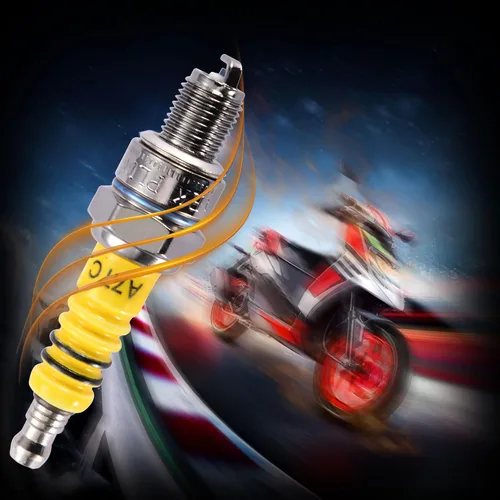 Miniatura 6 de GOOFIT 4 piezas de bujías Racing A7TC de alto rendimiento de repuesto para motocicleta de 50 cc, 70 cc, 90 cc, 110 cc, 125 cc, 140 cc, 150 cc, Pit