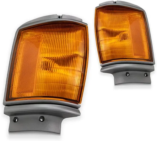 Miniatura 2 de Par de luces de estacionamiento para Toyota Pickup 1987-1988, lado del conductor y del pasajero 2WD; STD; negro TO2520115 TO2521117 81620-89162