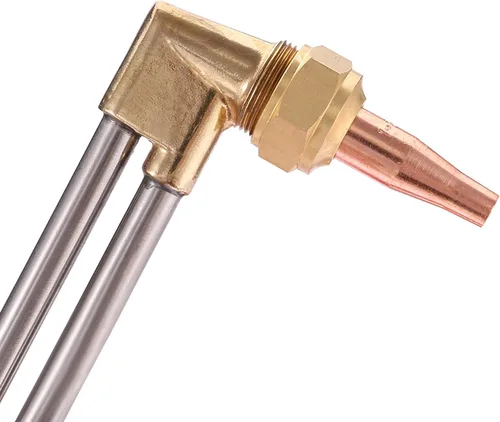 Miniatura 8 de Antorchas de oxiacetileno, kit de antorcha de oxígeno y acetileno, kit de soplete de corte de soldadura portátil con bolsa cilíndrica y cilindros