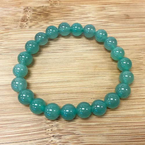 Miniatura 566 de Gem Avenue Handmade Round Bead Stretch Bracelet Unisex Natural Stone Beaded Jewelry for Men & Women, Elastic Wristband for Daily Wear