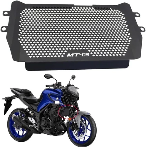 Miniatura 2 de Radiator Grille Guard Motorcycle Radiator Grille Grill Guard Cover Protector for Ya&maha MT03 MT25 MT-03 MT-25 YZFR3 YZFR25 R25 R3 2013-2022 2020