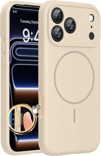 Miniatura 43 de Miracase Funda diseñada para iPhone 13, con protector de pantalla de vidrio templado, forro de microfibra suave antiarañazos, funda de goma