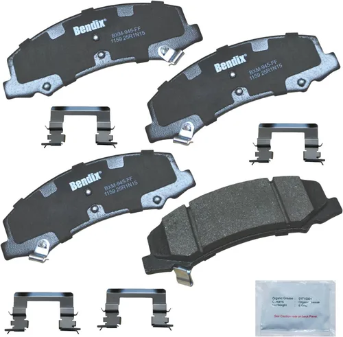 Miniatura 10 de Pastillas de freno delanteras cerámicas Bendix Priority1 CFC2302 para Hyundai Elantra 2021, Sonata 2022-2020, Kia K5 2023-2021