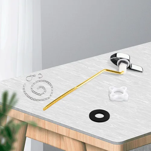 Miniatura 8 de iFealClear Kit universal de repuesto para manija de inodoro, mango de inodoro de montaje lateral/angular, compatible con Kohler Cromo