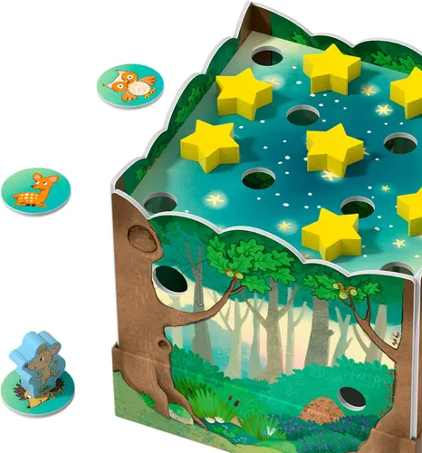 Miniatura 4 de HABA Mis primeros juegos: Amigos del bosque – Juegos 3D de memoria y asociación para niños pequeños, de 2 años en adelante, juguetes educativos