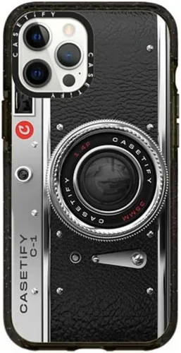 Miniatura 26 de Funda CASETiFY Impact para iPhone 12 Pro Max - Blanco Nubes - Negro Claro Nubes Blancas