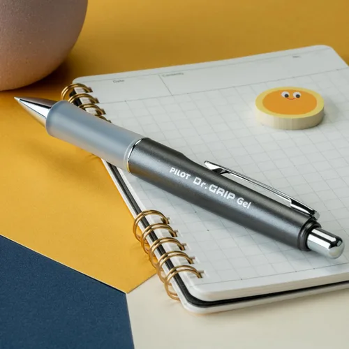 Miniatura 9 de Pilot Dr. Grip Bolígrafo de gel retráctil, limitado, metálico (Platinum Metallic Barrel)