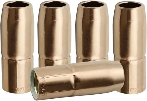 Miniatura 6 de WeldingCity Boquilla de gas 169-715 169715 1/2" para pistolas de soldadura Miller Millermatic M-100 (M-10) M-150 (M-150) y Hobart H-9/H-10 MIG