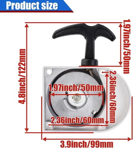 Miniatura 2 de Kit de motor de bicicleta, bicicleta motorizada eléctrica, montaje de arranque de arranque de motocicleta Reemplazo de aleación de aluminio