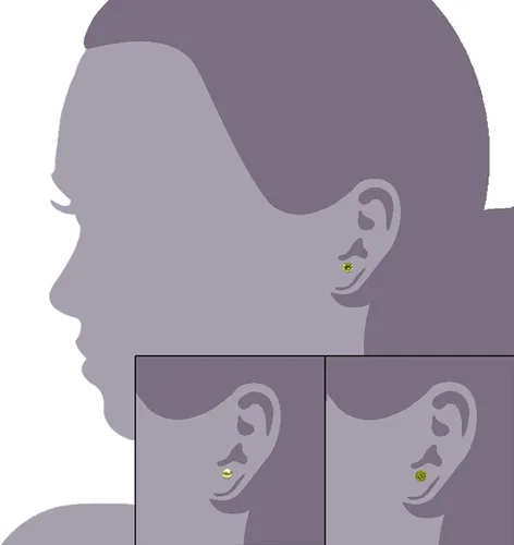 Miniatura 47 de JewelrieShop - Juego de aretes de tuerca de acero inoxidable con circonitas cúbicas y perlas de imitación, 3 pares de 0.236 in
