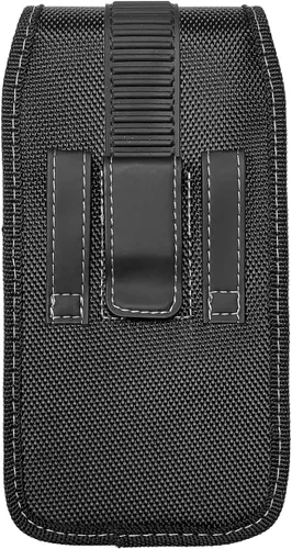 Miniatura 6 de Funda de nailon para teléfono celular T-Mobile REVVL 6 5G, REVVL 5G, REVVL 4+, Motorola Edge 2022, Moto G 5G, LG Velvet K52 K92 - Funda vertical