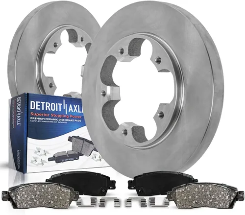 Miniatura 19 de Detroit Axle - Kit de freno delantero para Hyundai Elantra 17-20, 16-21 Tucson, 17-22 Kia Sportage, rotores de freno de disco pastillas de freno
