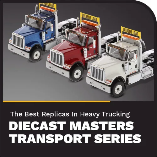 Miniatura 6 de 1:50 International HX520 SFFA Day Cab Tandem - Azul Metálico - Diecast Masters - 71004 - Serie Transport